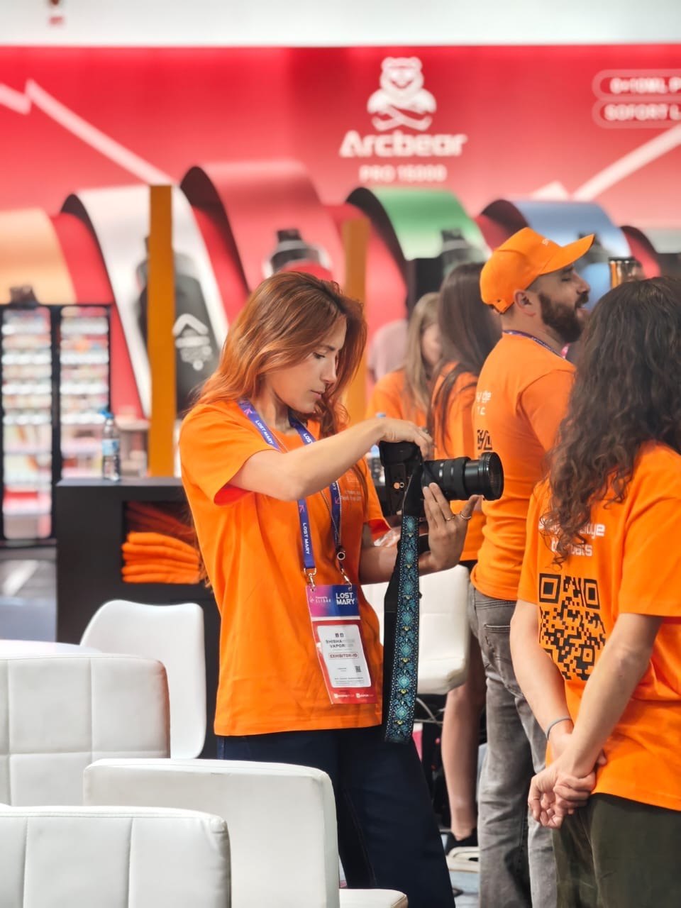 ShishaX crew at a trade show